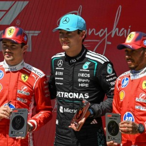 7M体育-F1上海站冲刺赛：拉塞尔夺冠，法拉利车队位居二三