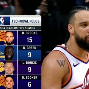 赛季还未过半！狄龙15个技犯领跑全联盟&amp;到临界点 再犯触发禁赛